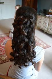 Choose a straightened half up half down wedding hairstyle for a chic and elegant look. Wedding Hair Half Up Half Down Google Search Long Hair Styles Hair Styles Formal Hairstyles For Long Hair
