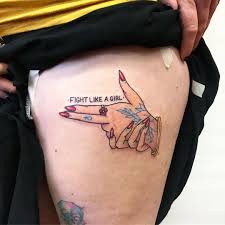 Squilly Ink Nz Feminist Tattoo Girl Power Tattoo Girl Tattoos