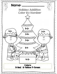Coloring pages, games, numbers, math, alphabet, sight words, … fun and easy holiday activities for classroom party or family gathering. Christmas Worksheets For First Grade Color By Number Addition Preschoolers Etchgx Mynewyeartravel2020 Jaimie Bleck