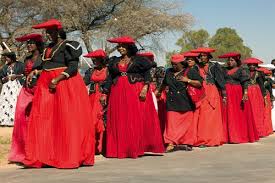 Herero woman in purros village in kaokoveld region north west namibia. Tourism Observer Namibia Herero People Of Namibia
