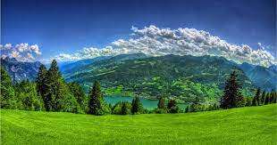 Gambar foto lukisan pemandangan alam gunung, desa, kampung, kota, bawah laut, hitam putih, crayon, pegunungan, hutan, sawah, pedesaan, hd, pensil, sunset. Gaya Terbaru 38 Gambar Pemandangan Alam Full Hd