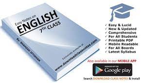 By therese dare march 12, 2021. English Notes For 7th Class Vii For Sindh Boards Schools Colleges