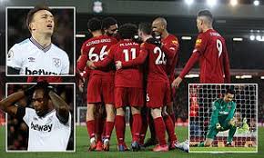 Football premier league stream free. Liverpool 3 2 West Ham Reds Come From Behind To Extend Lead At The Top To 22 Points Daily Mail Online