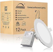 Kitchen led recessed ceiling lights. Hole Small 90 100mm Led Recessed Ceiling Lights Downlights 9w Ketom Round Spotlights Warm White 3000k 620lm Led Downlights Ceiling Aluminum Alloy Casing For Living Room Bedroom Kitchen 6 Pack Lighting Indoor Lighting