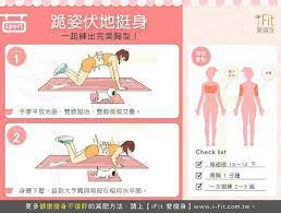 快來跟我這樣做1 準備瑜珈墊或巧拼做緩衝 避免膝蓋受到太大的壓迫與衝擊 2 手掌位在肩膀下方 平放於地面 雙掌距離與肩同寬 3 膝蓋著地 雙腳腳踝處微微抬起交疊 4 讓身體隨地心引力下壓 腹部收緊 直到大手臂與背部在相同水平面上 5 下壓 ifit