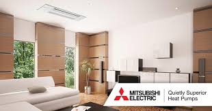 Fresh and comfortable home and commercial environments with energy savings, high cost performance, and long product life with minimal maintenance. Ceiling Mounted Heat Pumps Mitsubishi Electric