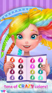 Crazy Hair Salon Makeover Entertainment Games Role Family