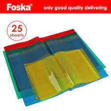 Lucky star pvc cover a4 / rigid sheet a4 / transparent cover a4 / binding cover a4 / plastic cover a4 pvc cover transparent rigid sheet for presentation assignment project (100sheets in 1 pack) price rm38.00: China Foska A3 A4 A5 Color School Plastic Pvc Exercise Book Cover China Pvc Material Cover Pvc Cover