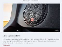 2020 Rav4 Limited Hybrid 800 Watt Jbl Amplifier Rated 201 Watts Toyota Rav4 Forums