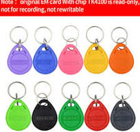 Rfid Fob 125khz Key Em4100 Access Control Tag (pack Of 100