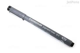 Staedtler Pigment Liner Marker Pen 0 1 Mm Black Jetpens