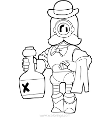 Grab your pen and paper and follow along as i guide you through these step by step drawing instructions. Brawl Stars Coloring Pages Rico The Waiter Xcolorings Com
