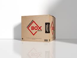 Download Free Cargo Delivery Cardboard Box Mockup On Behance