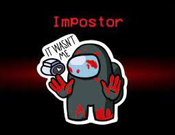 Among Us Impostor Sticker Cute Laptop Wallpaper Cartoon Wallpaper Iphone Wallpaper Iphone Cute