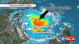 It has so far claimed two lives with over a 1. Cyclone Kenneth Fast Approaching Mozambique S Coastline Enca