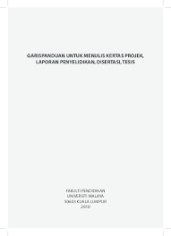 Kiraan anggaran kos penyediaan projek. Pdf Garispanduan Untuk Menulis Kertas Projek Laporan Penyelidikan Disertasi Tesis Tenang Hati Academia Edu