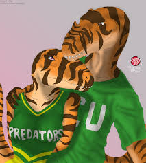 Rule 34 Dev - general:[anthro cheerleader clothing female  looking_at_viewer scu_gang shirt solo teeth text  text_on_clothing text_on_shirt text_on_topwear topwear uniform]  artist:[predaguy] contributor ...