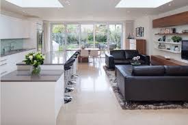 After Knocking Out The Wall Between The Living Room Dining Area And The Kitchen T Open Plan Kitchen Living Room Open Plan Living Room Open Plan Kitchen Dining