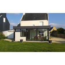 Extension Avec Acrotere Panneau Compact Extension Maison Maison Style Toit Plat