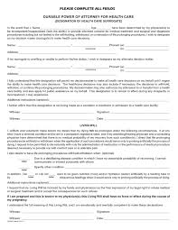 Living Will And Durable Power Of Attorney For Health Care Power Of Attorney Form Power Of Attorney Attorneys