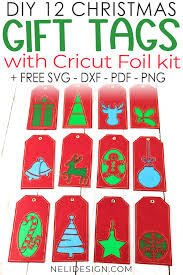 Download Diy Christmas Gift Tags With Foil Transfer Nelidesign