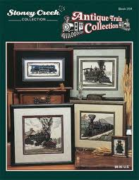 Counted cross stitch train patterns. Stoney Creek Cross Stitch Book 259 Antique Train Collection