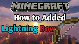 An iron sword can deal half a heat damage more than a stone sword. How To Added Lightning Bow In Minecraft 1 15 Youtube