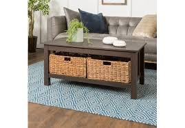 Amilly Espresso Cocktail Table Coffee Table Coffee Table Wood Wood Coffee Table Rustic