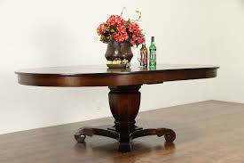 Empire Antique Round Mahogany 54 Dining Table 3 Leaves Extends 90 33093 In 2020 Dining Table Round Dining Table Round Dining