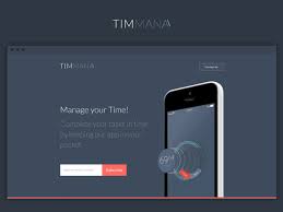 Timmana App Landing Page By Farhan Razak Via Behance App Landing Page Interactive Design App Design