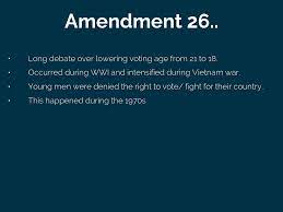 Amendment 26 By Kaiah365