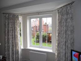 Before you start to fit curtain poles clear yourself space and move furniture out of the way and remove all items from the window sill. Bay Window Curtain Pole For Eyelet Curtains Hanging Curtain Rods Cool Curtains Curtains