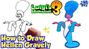 Luigi's mansion ghost coloring pages. How To Draw Hellen Gravely From Luigi S Mansion 3 Easy Step By Step Drawing Youtube