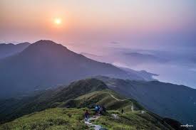 The total distance of the hike for me was 8.64km because i began the journey directly from the train station. Lantau Island Sunset Peak 9 Km Difficult Hello Hong Kong