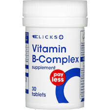 Consult with your clicks pharmacist regarding the right dosage of daily oral supplements to make up for a vitamin a deficiency. Clicks Payless Vitamin B Complex 30 Tablets Clicks
