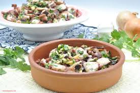 Salade De Poulpe A La Portugaise Salade De Poulpe Recette Salade De Poulpe Recette Apero Dinatoire Facile