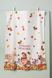 Sweater Weather Dish Towel In 2020 Dish Towels Sweater Weather Anthropologie Holiday