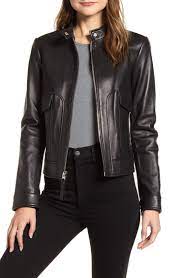 Walter Baker Liz Leather Crop Moto Jacket Nordstrom Rack In 2021 Moto Jacket Cropped Moto Jacket Jackets