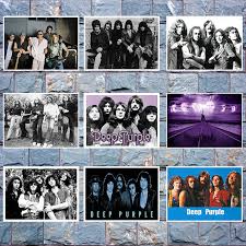 Founding lead vocalist rod evans and founding bassist nick simper were fired from the band and replaced by ian gillan and roger glover, both from episode six. Deep Purple Rock Band Poster Clear Image Wall Stickers Home Decoration Good Quality Prints White Kraft Paper 42x30cm Wall Stickers Aliexpress
