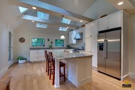traditional open beam ceiling kitchen