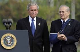 Rumsfeld served as secretary of defense in 1975 and again in 2001 under george w. Myhe 2lue7jmkm