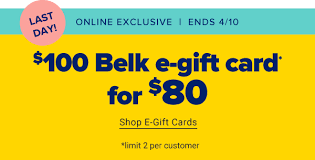 We did not find results for: Belk Ends Soon 100 E Gift Card For 80 Milled