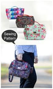 Greta Purse And Shoulder Bag Sewing Pattern Sew Modern Bags Tote Bag Pattern Free Tote Bag Pattern Sewing Classes For Beginners