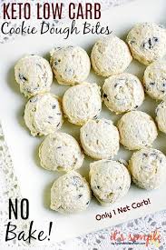 Leave the oven off with simple no bake low carb desserts that can be whipped up in no time. Keto Chocolate Chip Cookie Dough Fat Bombs Only 1 Net Carb