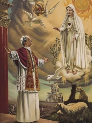 Un episodio fascinante, poco difundido hasta hoy: el Papa Pío XII fue  testigo durante tres días consecutivos de una “danza del sol” en los  Jardines Vaticanos, justo antes de proclamar solemnemente el