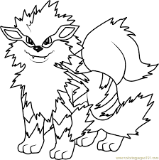 Awesome pokemon mega lucario coloring pages. Arcanine Pokemon Coloring Page For Kids Free Pokemon Printable Coloring Pages Online For Kids Coloringpages101 Com Coloring Pages For Kids