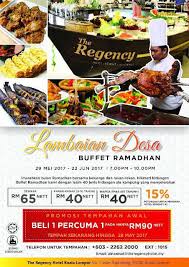 The ramadhan buffet will run from july 20 to august 19, 2012, between 6pm and 10pm, with a different menu for each day of the week. Senarai Lokasi Buffet Ramadhan Di Kl 2017 Murah Malay Post