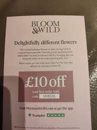 In bloom flowers coupon code. Bloom Wild Flower Delivery Discount Code Giveaway 10 Off Your First Order Casualuk