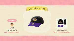 Pin By Kayla Crittenden On Gaming Animal Crossing Lakers Cap La Lakers
