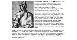 Beliau juga terkenal dalam kalangan nasrani dan muslim dengan kebolehannya sebagai ketua dan ketangkasannya. Biografi Salahuddin Al Ayubi Pdf Google Drive